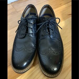 Bostonian Lamont wingtip shoes in black leather 11